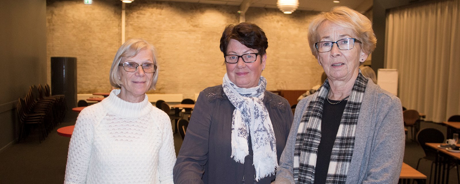 - Å være vitnestøtte kan absolutt anbefales mener disse tre kvinnene, som har mange års erfaring som vitnestøtter for Røde Kors. Karen Risom Olsen og Tove Bjerkli fra Elverum og Eva Eriksen fra Fredrikstad.