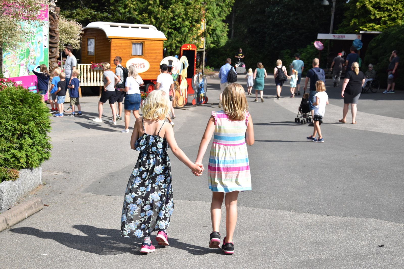 SOMMER OG SOL: Vi gleder oss til å ta med barn og voksne på tur til sommeren. Her er et lite glimt fra en av våre turer til Dyreparken i Kristiansand. (Foto: Bjørn Sodeland)