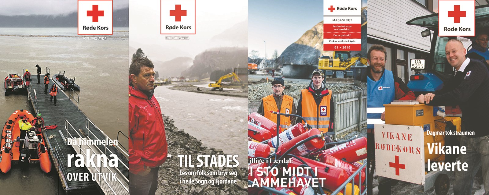 Røde Kors har spelt ei viktig rolle i mange dramatiske hendingar i Sogn og Fjordane
