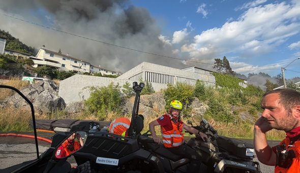 hjelpekorps drammen brann 2026