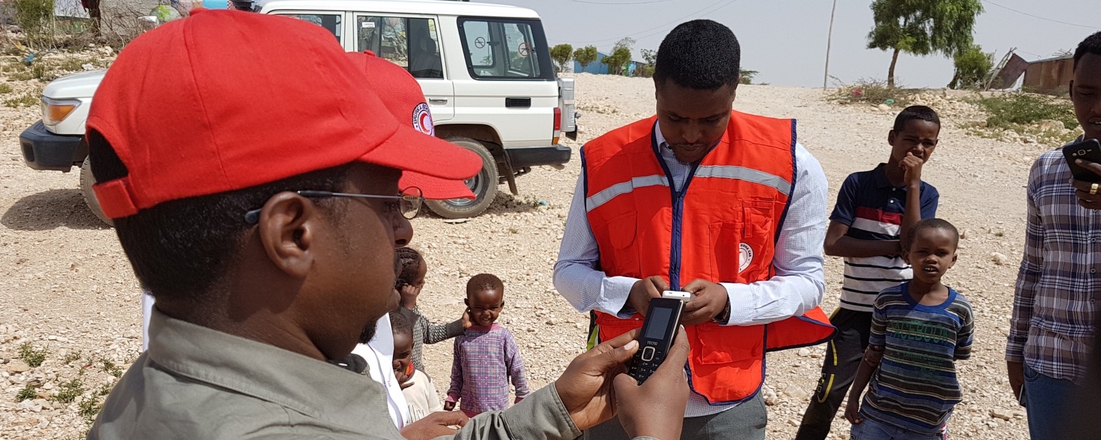 A man holding a mobile phone