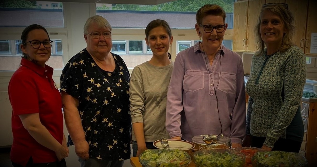 Årdal i Sogn Røde Kors på «Dans utan grenser». Foto: Årdal Røde Kors.