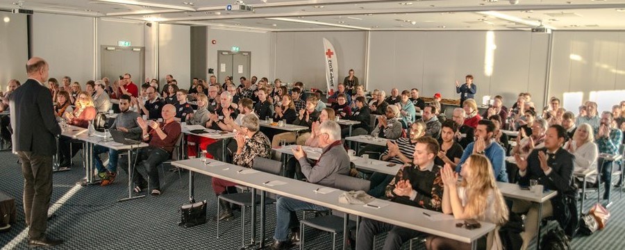 Sven Mollekleiv snakket om "En verden på flukt" på åpent møte i Bodø.