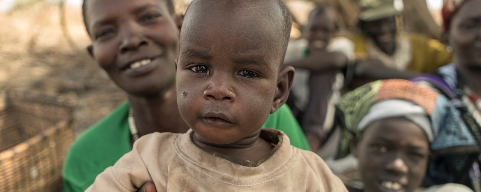 Nyayiek Gathwech er mor til 8 barn i Sør-Sudan. Ho har komt til Maar for å søke tilflukt frå kampane i landsbyen hennar.