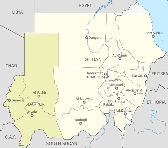 rka17-2 flyktningguide kart darfur