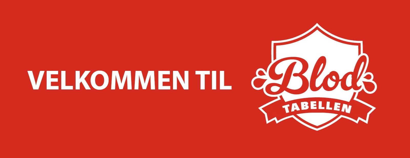 Bilde av logo på rød bakgrunn