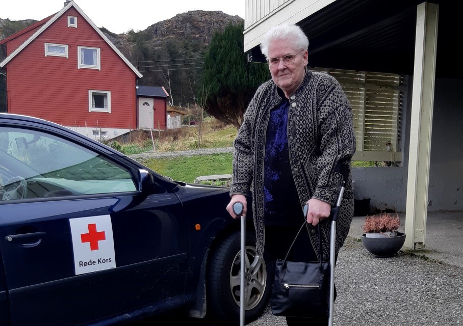 Handlefellesskap ved besøkstenesten i Svelgen Bremanger Røde Kors
