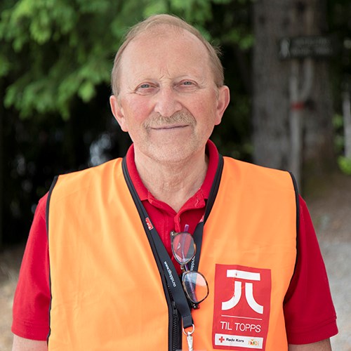 Arne Dale, leiar Sogn og Fjordane Røde Kors Omsorg