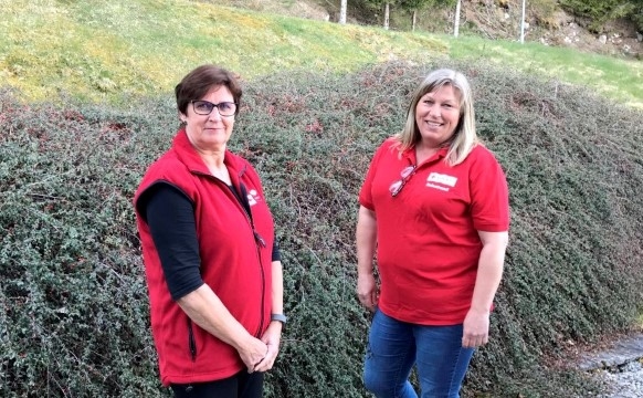 Grete Mo og Anita Hjønnevåg