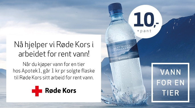 Kampanjebilde fra Apotek 1 og Vann for en tier