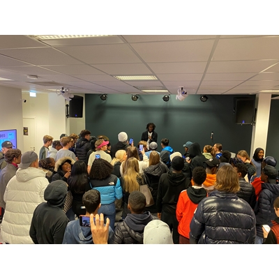 God stemning på konsert på Fellesverket i Bergen.