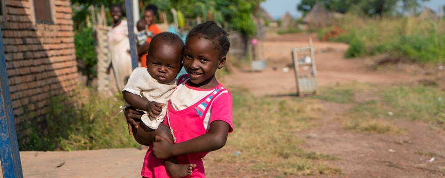 Søsken i Sør-Sudan