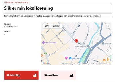 Lokalforening infoblokk