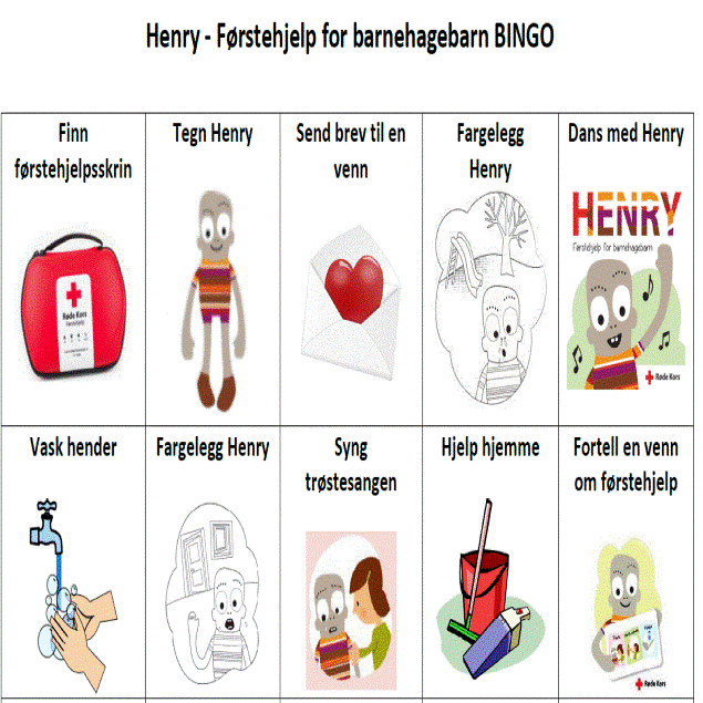 Henry - Førstehjelp for barnehagebarn - Røde Kors