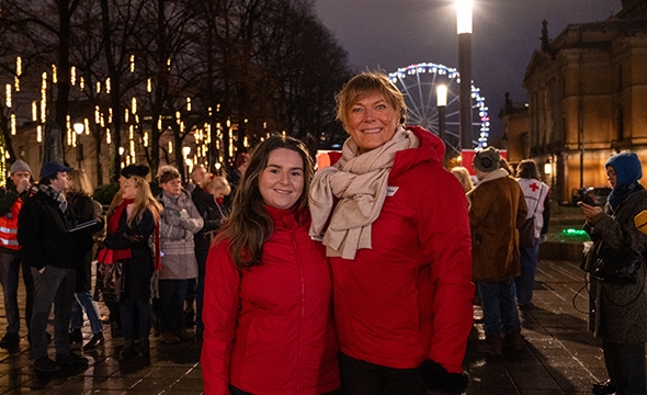 azra, leder i Røde kors ungdom og generalsekretær grete herlofson