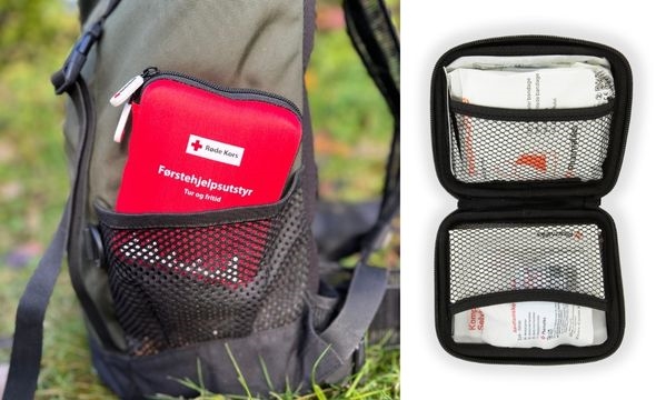 Bilde av førstehjelpspakken for tur og fritid som selges i Røde Kors' nettbutikk
