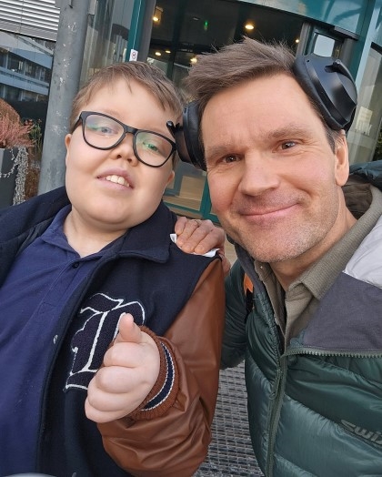 Øystein Pettersen og Trygve fra Team Pølsa.