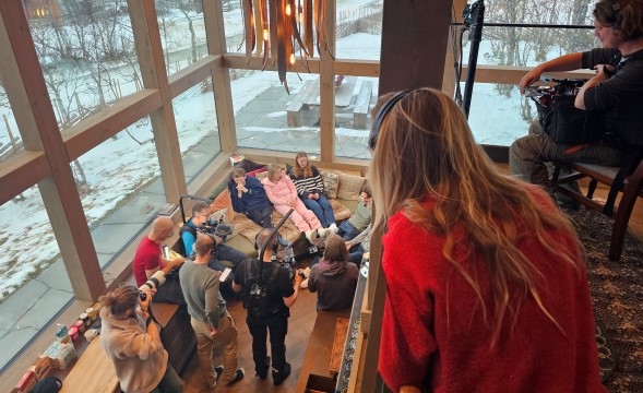 Innspilling av Team Pølsa sesong 1.