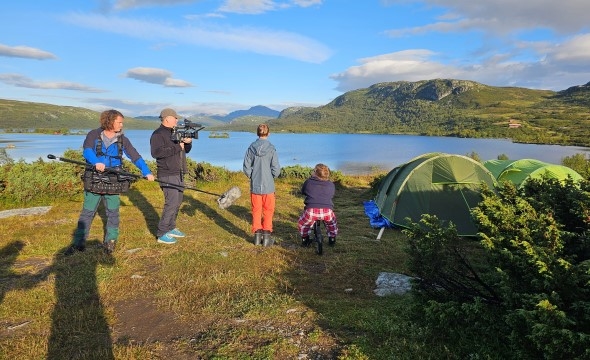 Innspilling av Team Pølsa sesong 1.