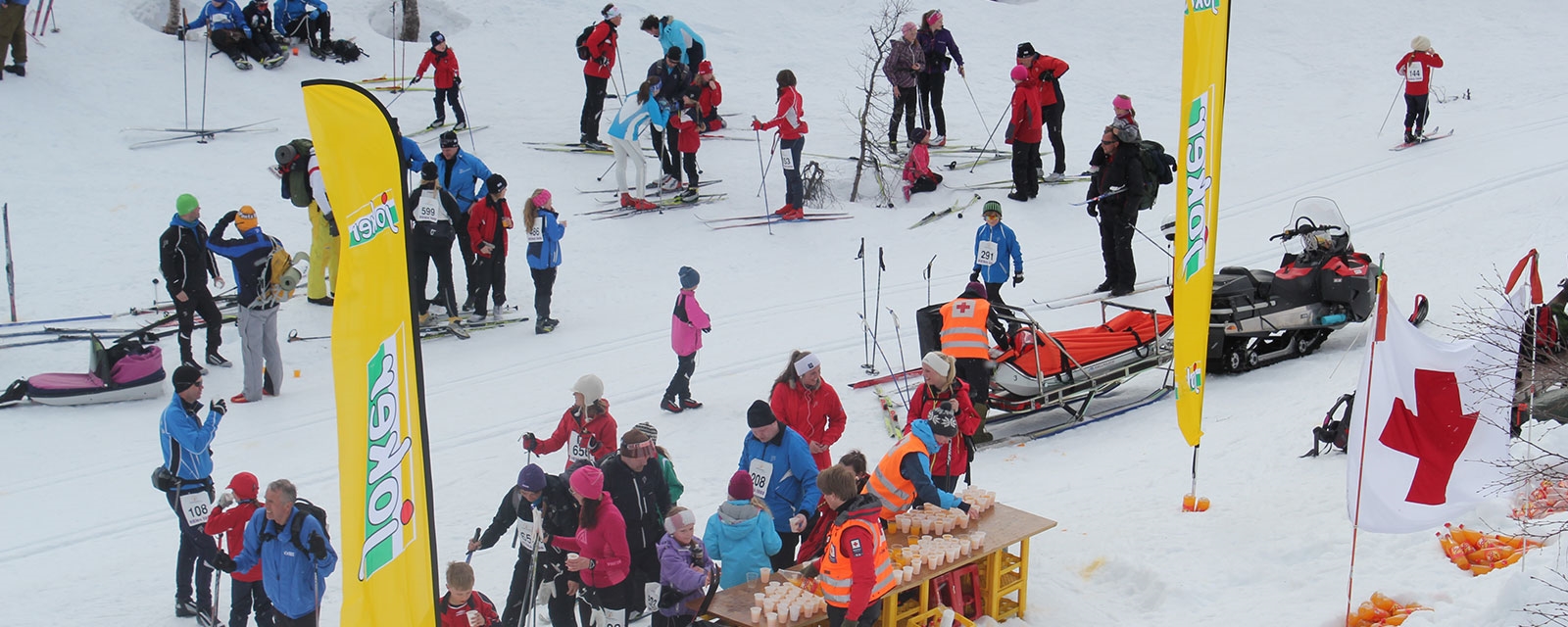 Røde Kors deltar i oppdrag på vinterstid