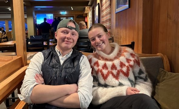 Ludvik Flatabø Thrane og Erle Lynghamar sitter inne på Finsehytta