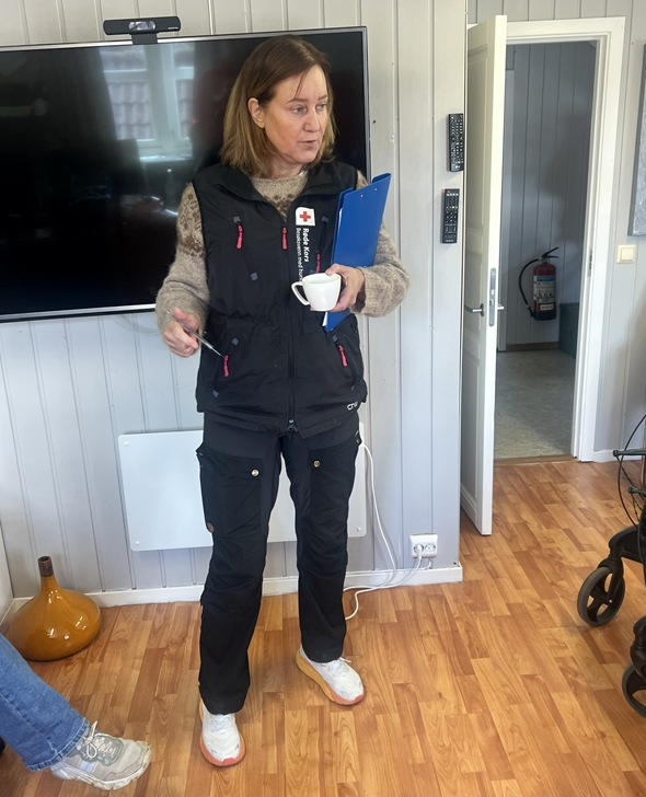 Gry Moen, instruktør for besøksvenn med hund