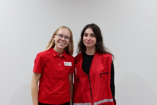 To frivillige fra Norge og Georgia møtes