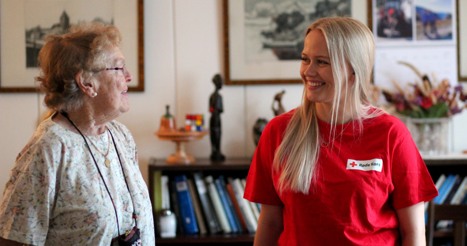 Besøksvenn er en av aktivitetene våre. 