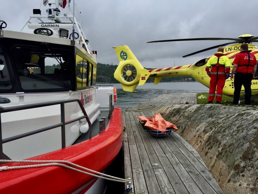 Lillesand Røde Kors Hjelpekorps samarbeider med redningstjenesten