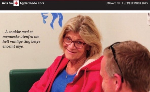 forsiden av avisa_visitor og den hun besøker