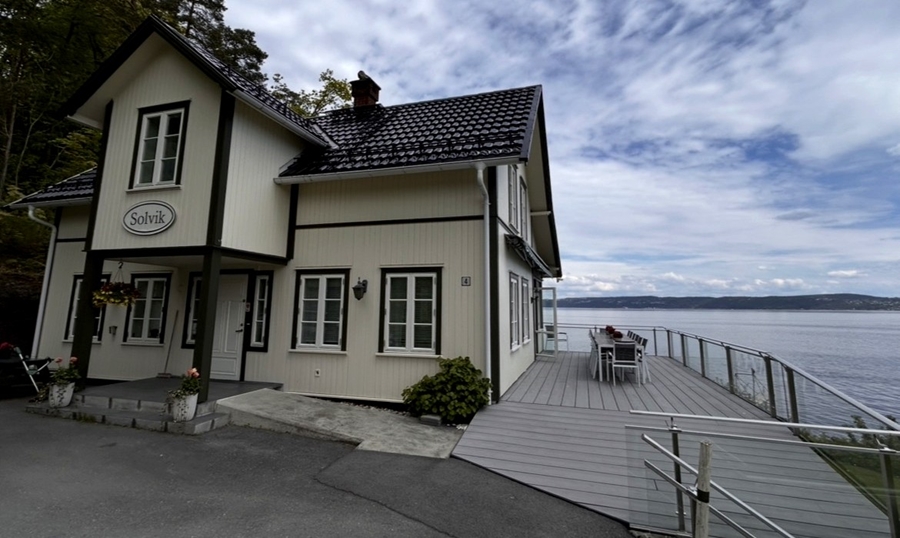 Slik ser det ut inne på Solvik