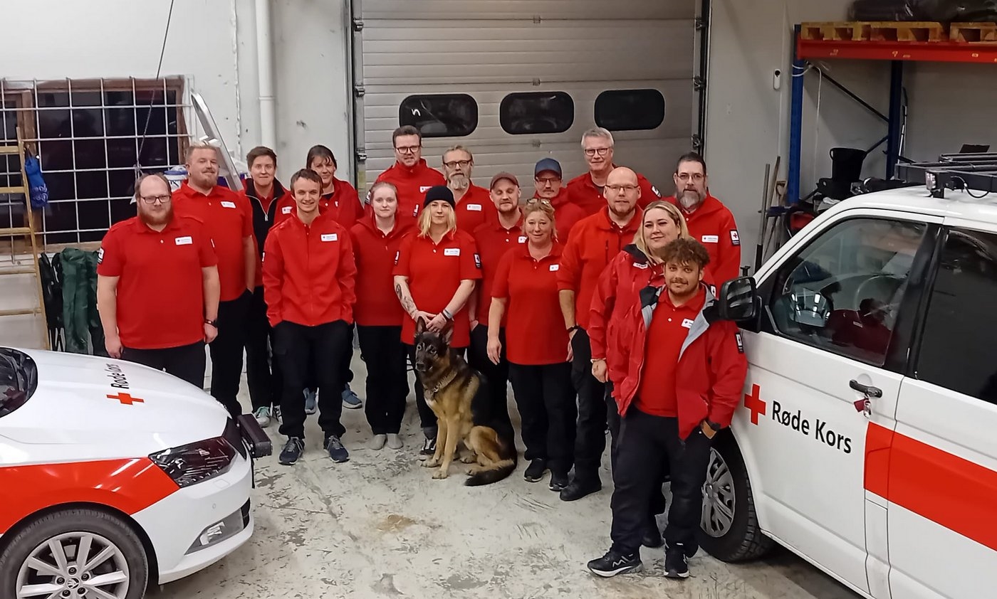 Frivillige i Nes Røde Kors