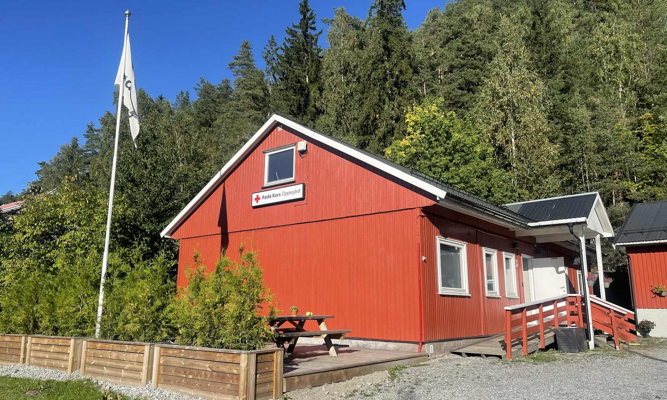 Her er vårt flotte Røde Kors-hus