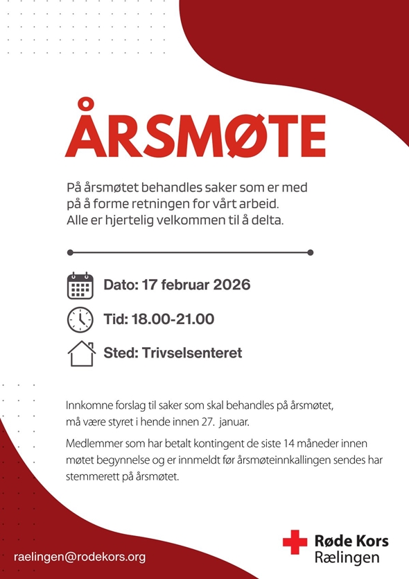 Årsmøte info