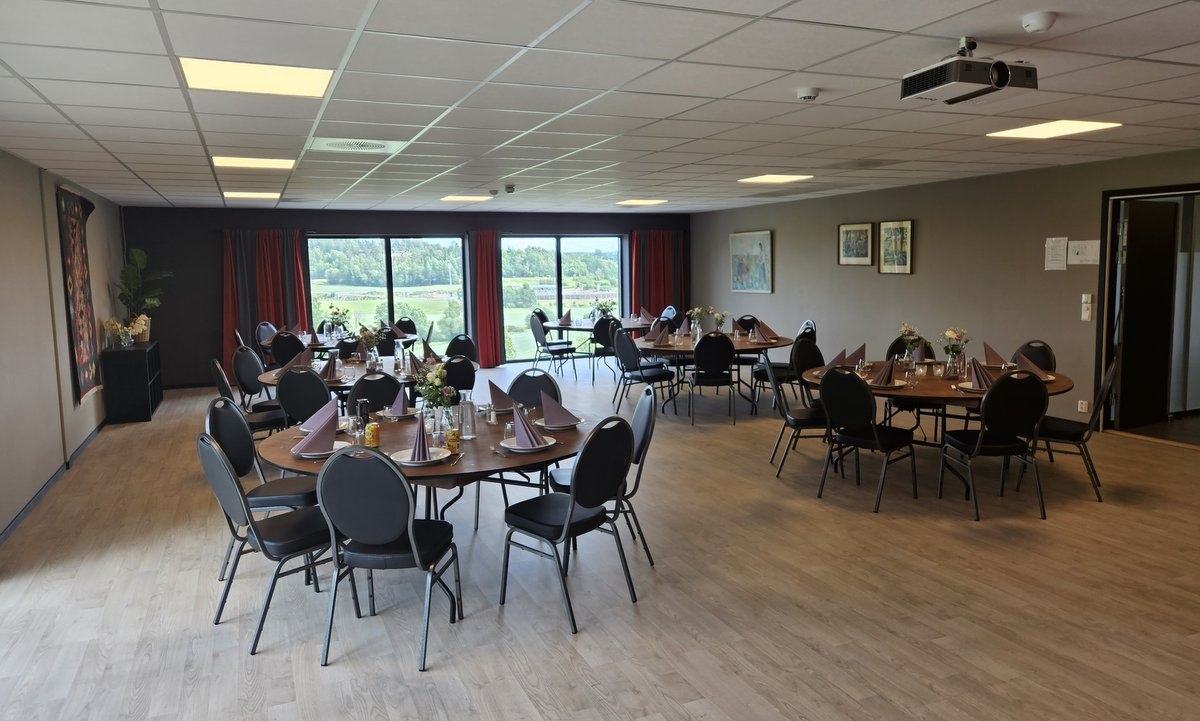 Vårt fine lokale i Ski