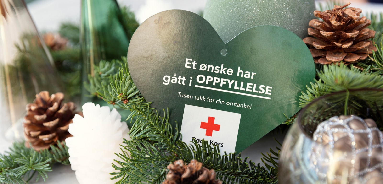 Illustrasjonsbilde hjerte med julegaveønske