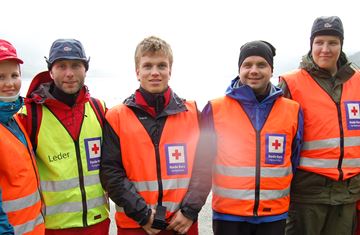6 frivillige fra Samnanger Røde Kors