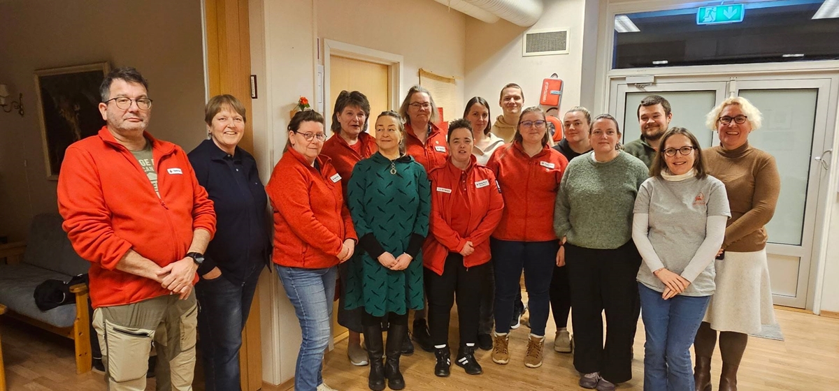 blide frivillige etter kurs