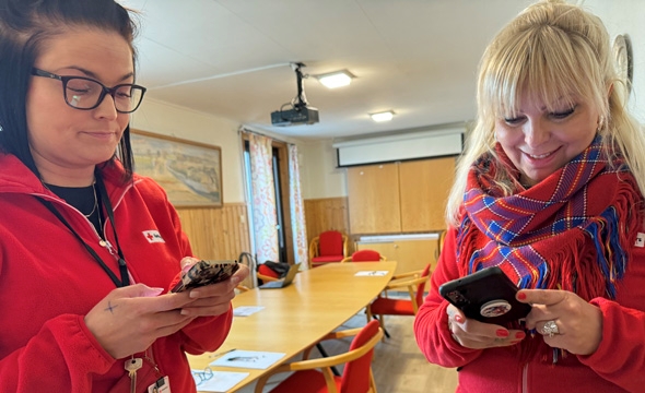 Vaktbytte på EPS-et