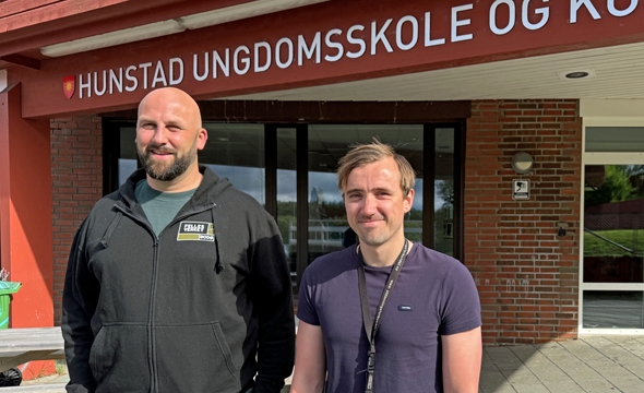 Selveste Magnus Heieraas og Kristian Sletteng Johnsen