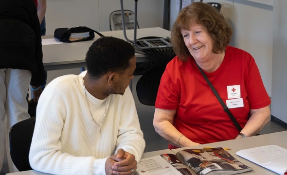 Leksehjelp Lillian og Merhawi