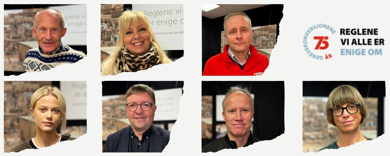 Fotoutstilling om regler i krig