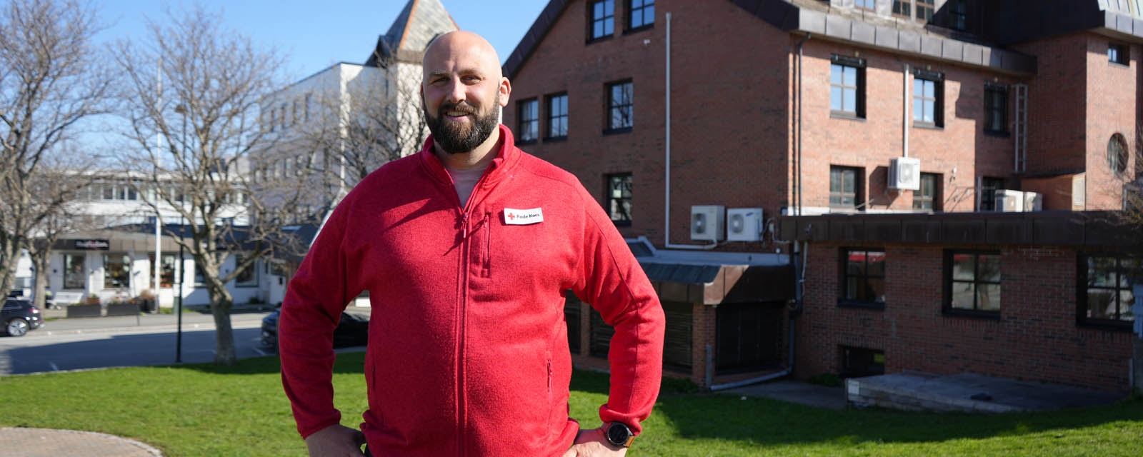 Selveste Magnus Heieraas i Anna Benoni-parken