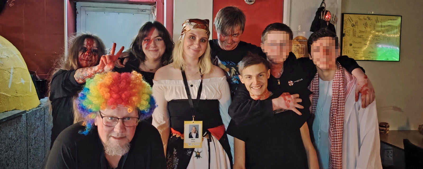 Det er populært å feire Halloween på Fellesverket!