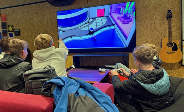 Gaming på Fellesverket.