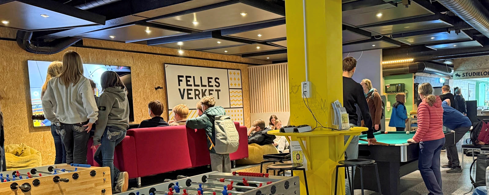 Åttendeklassinger i Bodø er invitert til Fellesverket for å bli kjent med tilbudet.