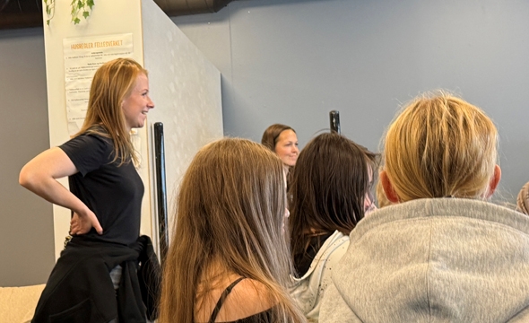 Åttendeklassene fikk prøve seg på en gatemeglingsoppgave