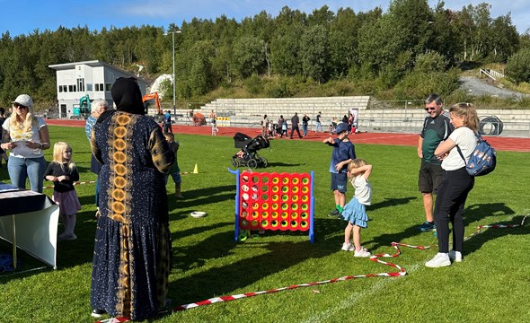 Morsomme aktiviteter på Generasjonslekene.