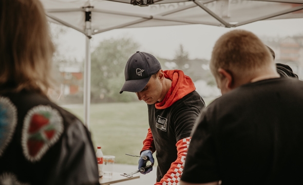 Det var gratis mat og drikke under hele LAN-et.