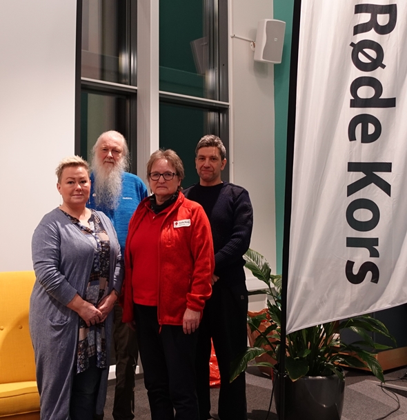 Foto av nytt styre i Odal Røde Kors